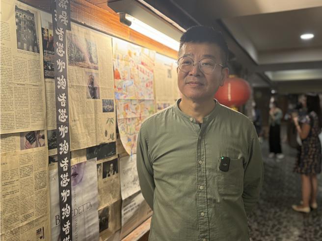 真善美经理廖介山不舍戏院熄灯，但也感性说，「今天不是结束，是一个不一样未来的开始！」（曹婷婷摄）