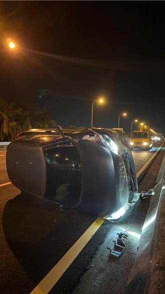 藝人五熊國道挨撞「車飛起來翻好幾圈」  警已鎖定肇逃車主