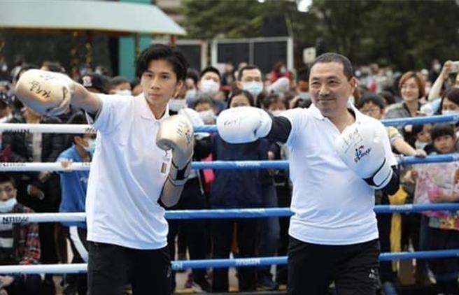 新北市長侯友宜稍早也在臉書貼文為林郁婷加油，表示：「新北傾力，為妳加油」。（摘自侯友宜臉書）