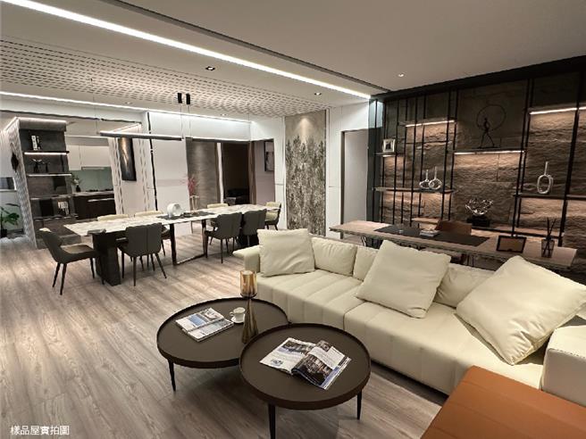 「情定水蓮NO16」銷售約3成，消費群以區域換屋族為主，因廍子房價較鄰近的14期重劃區稍低，也吸引不少14期客群。（業者提供）