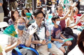 「看中華 挺臺灣」 中華電信北車辦巴黎奧運應援活動