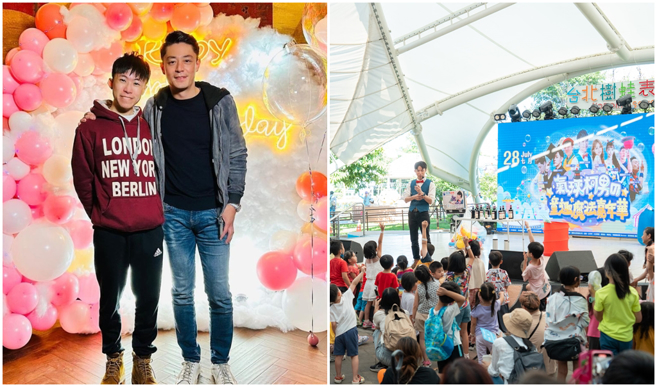 气球达人「气球柯男」自掏腰包40万，赞助2000位弱势孩童去台北新乐园游玩。（图／摄自FB  balloon_conan）