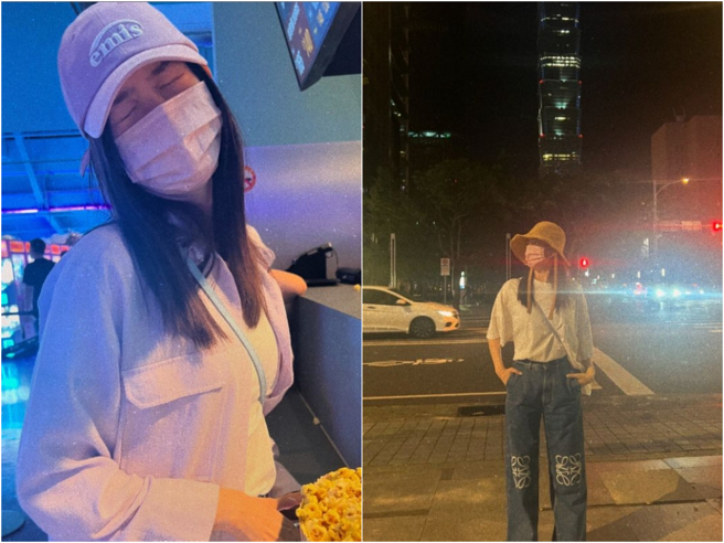 郭雪芙私下素顏看電影、觀光客照曝光。（圖／翻攝自郭雪芙 IG ）