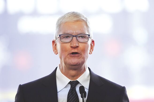 苹果执行长库克。图／美联社