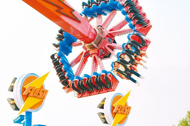 「翻天覆地」遊樂設施會讓人有天旋地轉的體驗。（香港海洋公園提供）