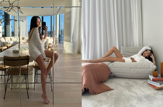 46岁孙芸芸晒大长腿　饮控照曝光网惊呆：就吃这点吗？