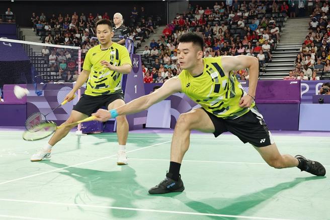 2024巴黎奧運羽球男雙金牌戰，台灣羽球男雙「麟洋配」王齊麟及李洋，將於今（4）日爭奪金牌。（報系資料照片）