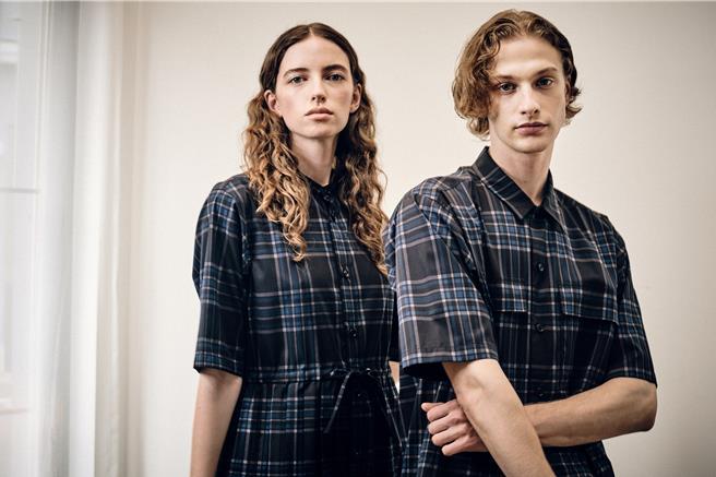 ZUCCa秋冬发表的英伦格纹系列。（君梵提供／黄唯淯台北传真）