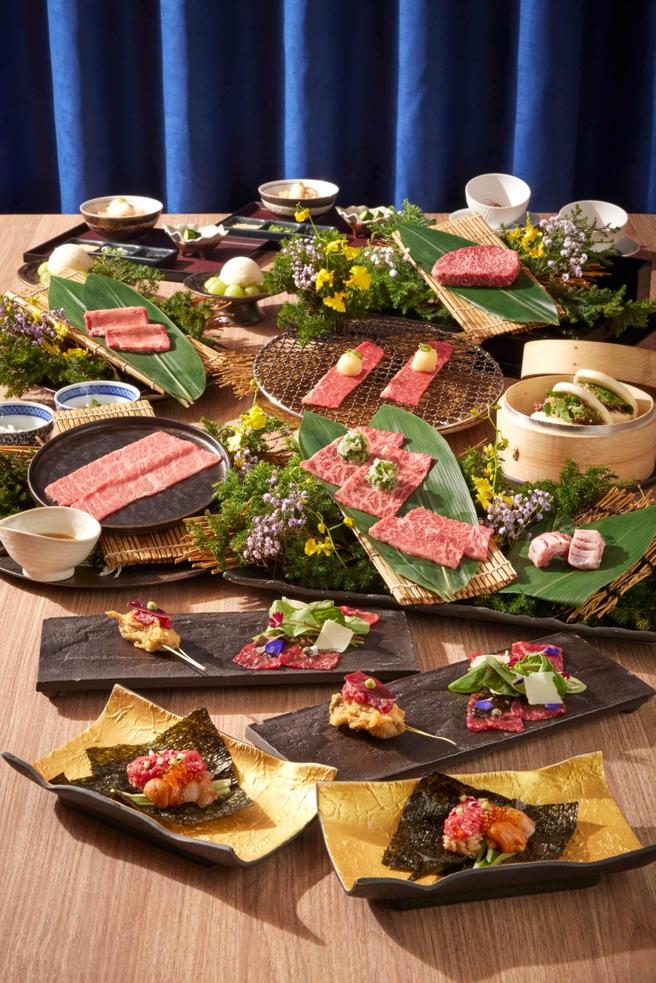 新光三越老乾杯經典雙人和牛套餐，推薦價4760元。（新光三越提供）