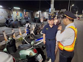 維護路竹火車站周邊交安 高雄警方加強取締違停