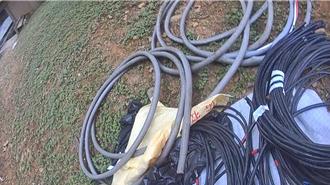 2男分工闖工地聲東擊西偷電纜　警獲報1小時內逮人