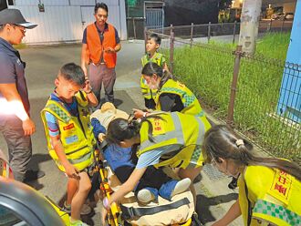 台中消防營 深夜出勤學童喊讚