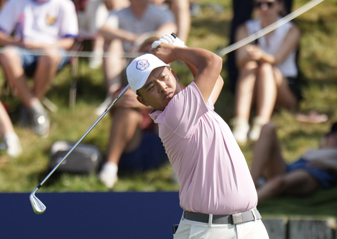 台灣高球好手俞俊安首次參加奧運表現不如預期，最終在巴黎奧運男子高爾夫以52名作收。（資料照，中華奧會提供）