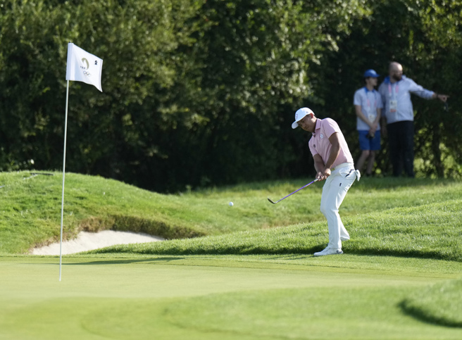 台灣高球好手潘政琮在巴黎奧運以四輪276桿、並列第18名作收。（資料照，中華奧會提供）