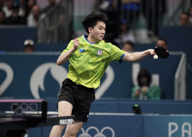 林昀儒赢下第二点。(中华奥会提供)