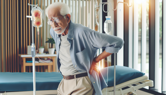 77歲老翁輸尿管長1.8公分結石 中度腎積水靠1招免開刀