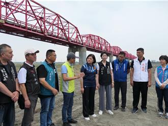 凱米過後濁水溪裸露面積暴增 張麗善憂變沙塵暴重災區