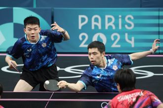 巴黎奧運》莊智淵不敵張本智和 中華男桌1比3敗日本止步8強