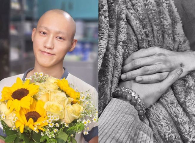 香港男星文頌男去（2023）年發現罹患罕見癌症，最終不敵病魔於今年6月離世。（圖／翻攝自文頌男、親姊Hilary IG）