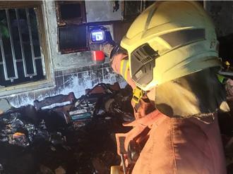 彰化暗夜民宅火警竄濃煙 4人受困救出嗆傷送醫