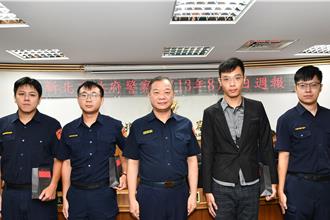 新北警14人錄取警大二技　局長贈紀念鋼筆勉勵