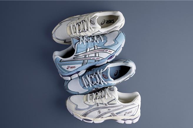 ASICS「GEL-NYC 2055」，4680元。（ASICS提供／朱世凯台北传真）