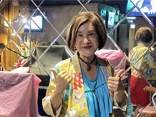 恬娃隔空喊話想到《綜藝一級棒》錄影。（池宗玲攝）