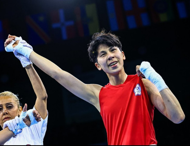 「台灣女拳王」林郁婷闖進前4強，至少保底銅牌。（圖／boxing_ting IG）