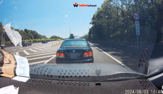 離譜！國道「鬼切又急煞」停匝道口險釀追撞 網痛批：移動神主牌