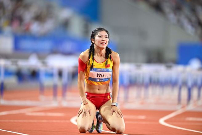 大陸跨欄女神吳艷妮（新華社資料照）