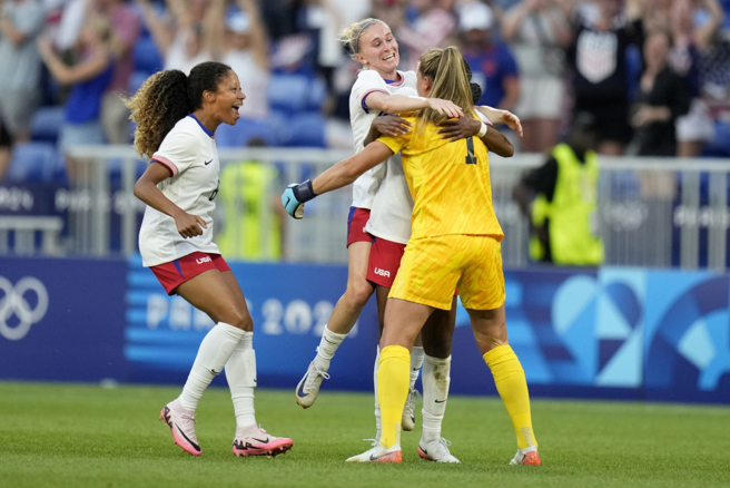 美国女足闯进金牌战。（美联社资料照）
