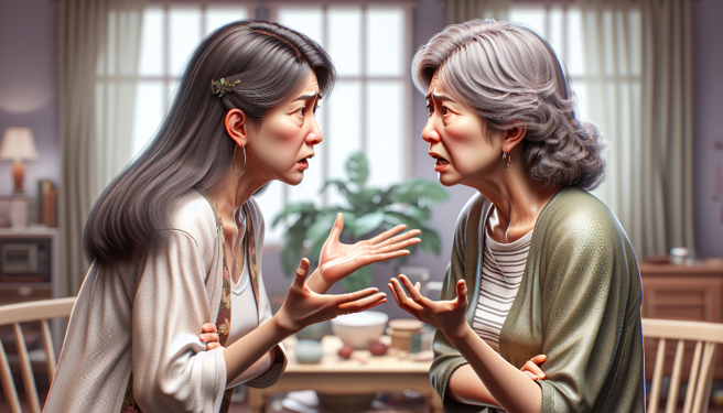 一位人妻因為不拜拜被婆婆開罵。（示意圖／AI生成）