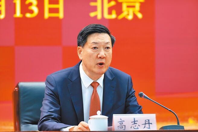 大陆国家体育总局局长、中国奥委会主席高志丹（见图）6日在巴黎会见美国奥委会主席赛克斯，高志丹呼吁美方停止「长臂管辖」。（新华社）