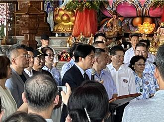 賴清德當面要道友們「別被大陸拐走」！主委事後打槍：宗教歸宗教