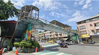 基隆南榮國小天橋今開拆 晚間10點起周邊交通管制