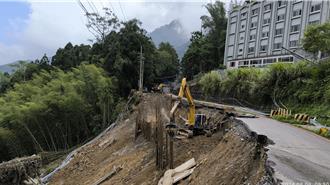 凱米沖斷杉林溪聯外道路 氣候不穩工時減半恐延至9月中搶通
