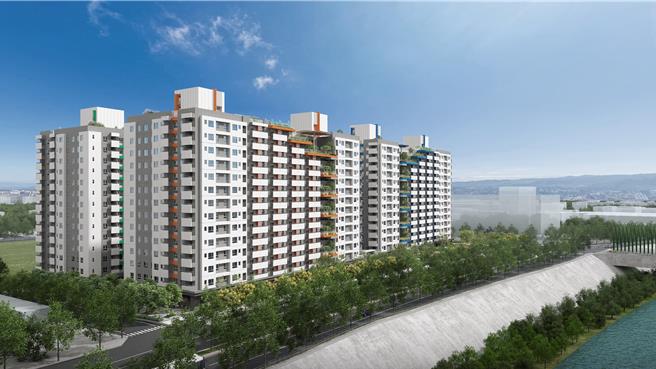 经费近80亿！台中最大社宅「廍子安居」开工动土。（国家住宅及都市更新提供／李易昌台中传真）