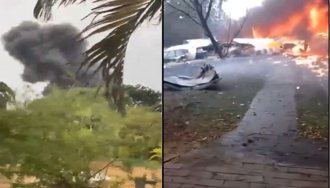 客機失速墜毀爆炸 驚悚目擊片瘋傳！巴西空難61死