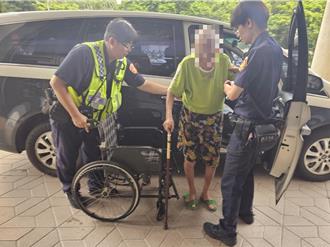 父親節最好禮物 員警冒雨帶9旬失智爺返家團聚