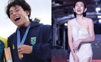 米可白「找到失散多年弟弟？」 撞脸奥运巴西滑板铜牌选手