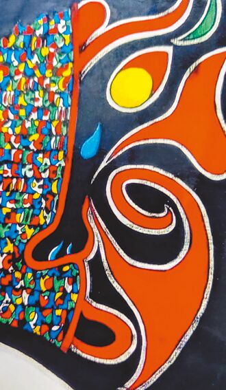 藝術家林哲文 全神貫注繪畫創作