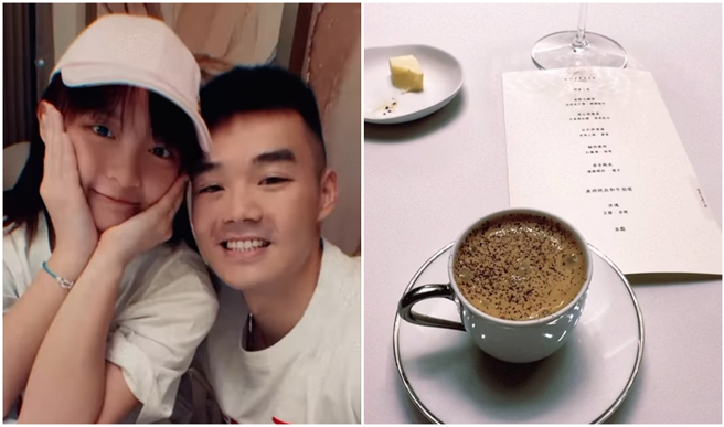 王齊麟和女友陳詩媛共度第1個情人節。（圖／攝自 threads chilinwang）