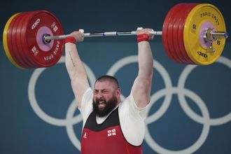 巴黎奥运》官方认证「世界最强壮男人」乔治亚大力士无限量级举重3连霸