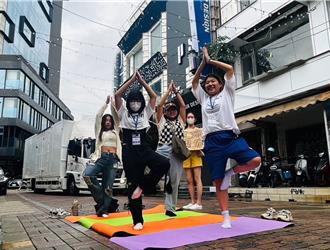 大货车硬闯徒步区！行促会交通夏令营直击「行人地狱」