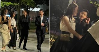 直擊／Darren邱凱偉地方爸爸深夜放風　信義區街頭變伸展台