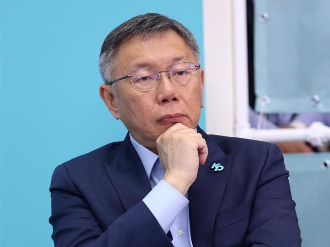 民眾党主席柯文哲。（中时资料照）
