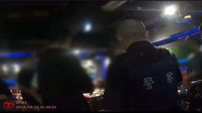 台中市西屯區某KTV10日凌晨發生毆打案，警方到場時，店家謊稱僅是口角沒有動粗。（警方提供）