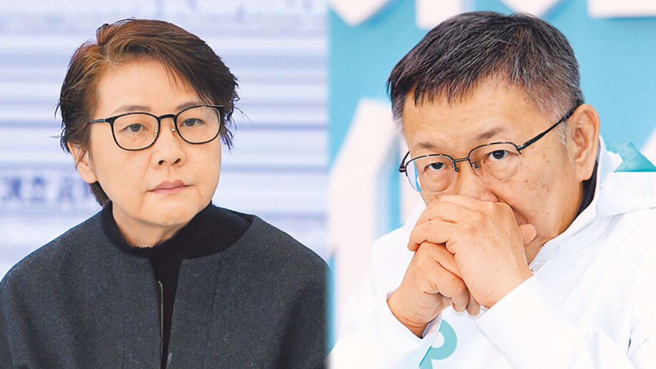 民眾黨主席柯文哲(右)遭質疑競選經費做假帳，時任競選總幹事黃珊珊(左)成為爭議風暴焦點要角。（合成圖／示意圖／資料照）