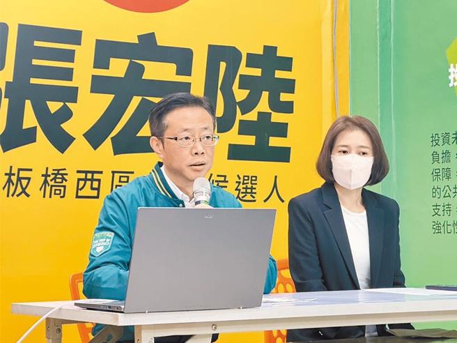 绿委张宏陆（左一／资料照）