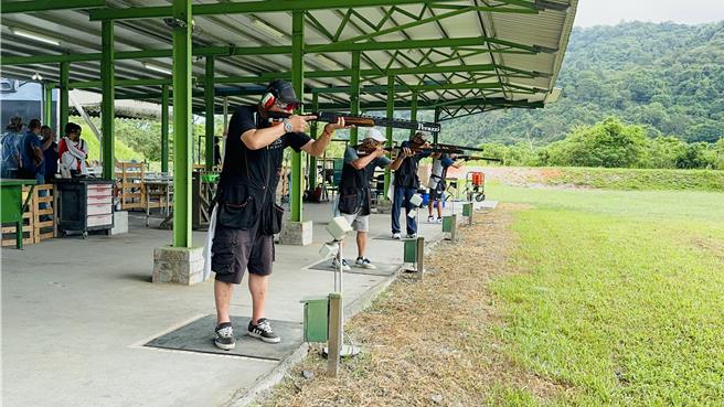 很舒适的四方林靶场，适合民眾去体验。（吴佩蓉摄）